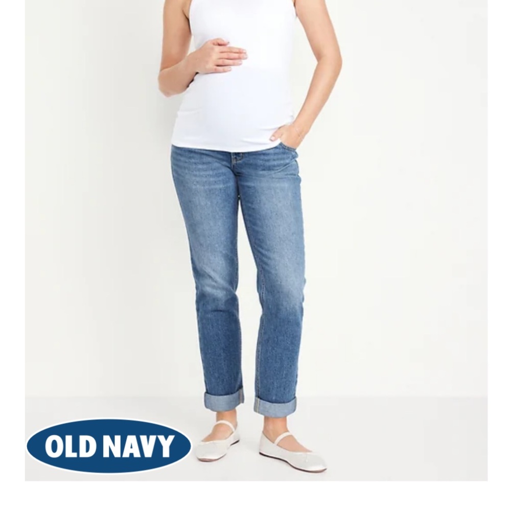 Maternity Full Panel Boyfriend Jeans